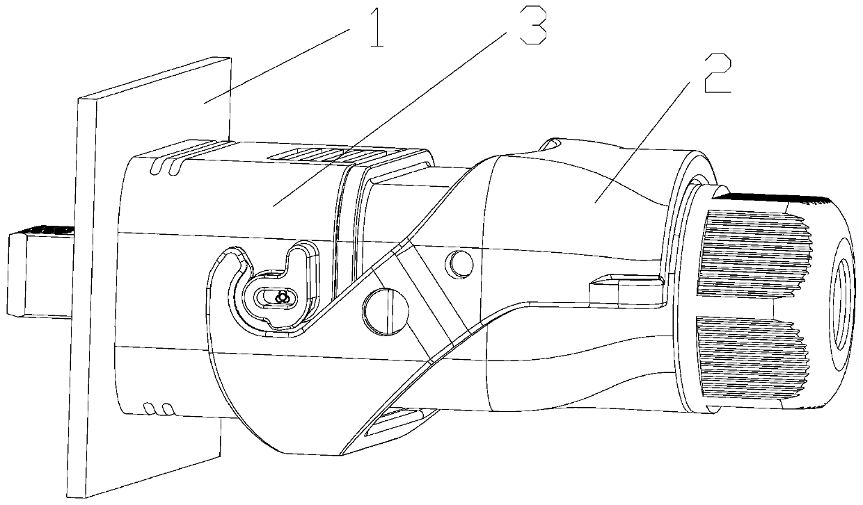 Universal bracket for testing lateral force of power connector