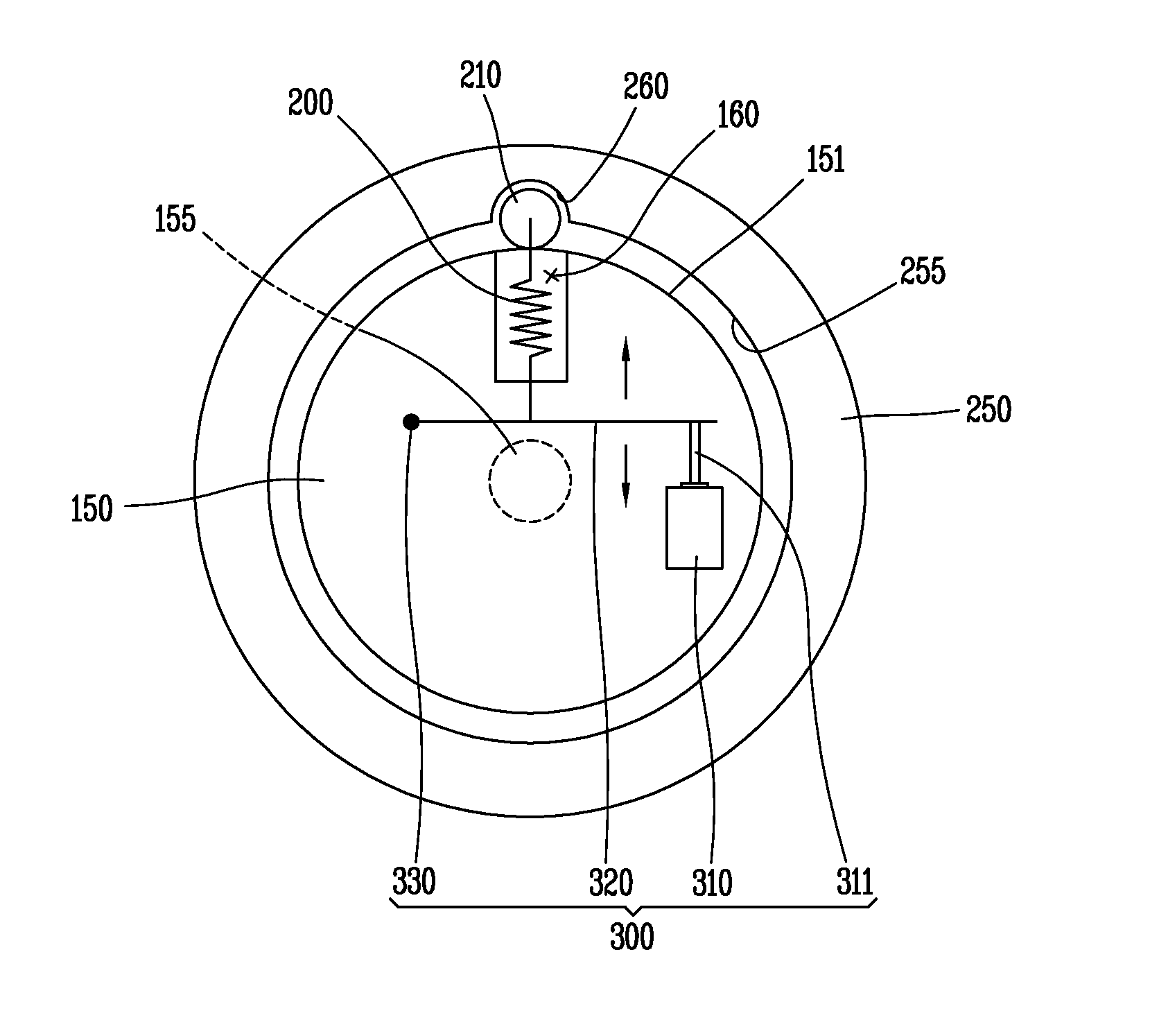 Device for generating limit torque with function of yielding torque change in real time