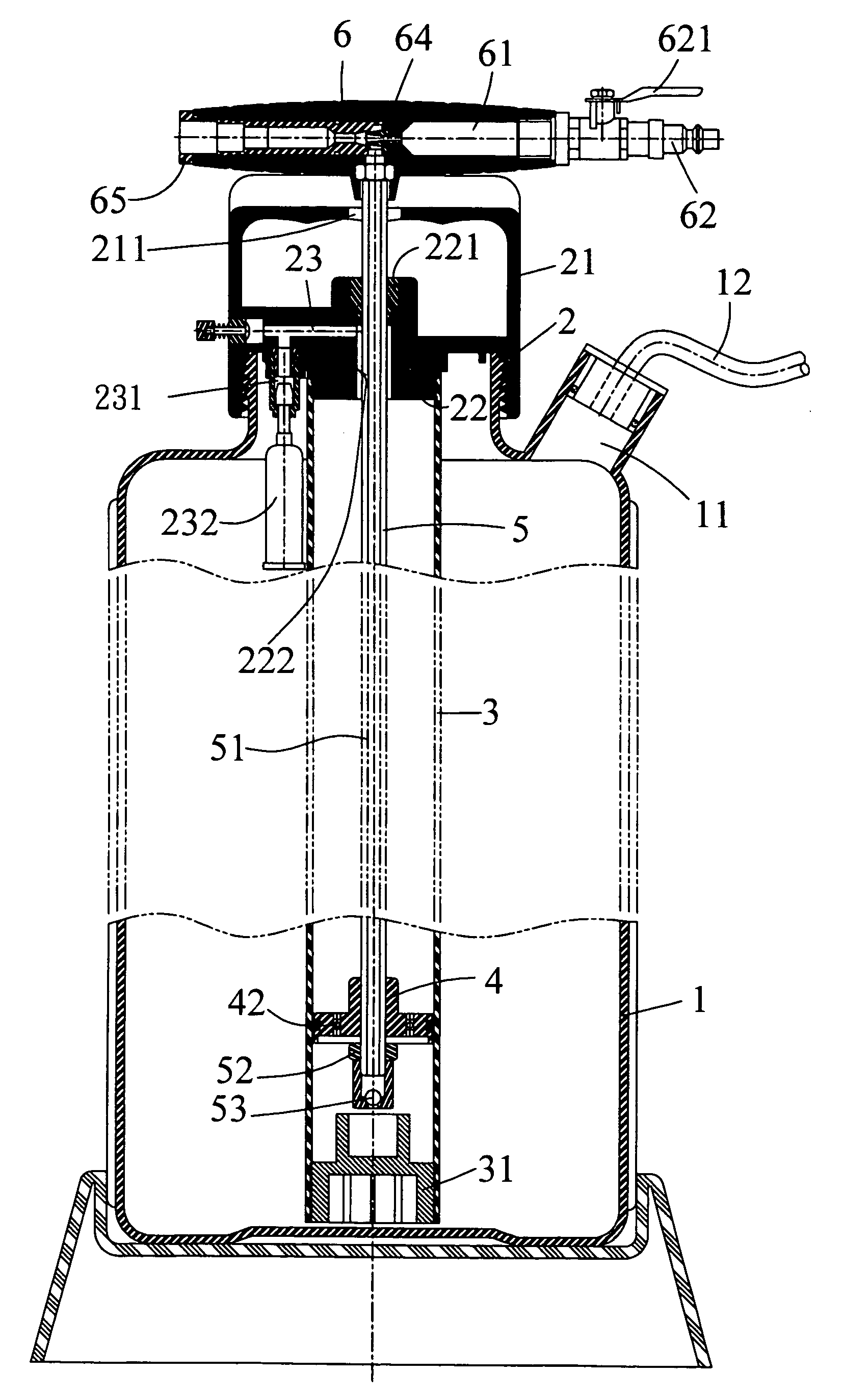 Liquid pumping device