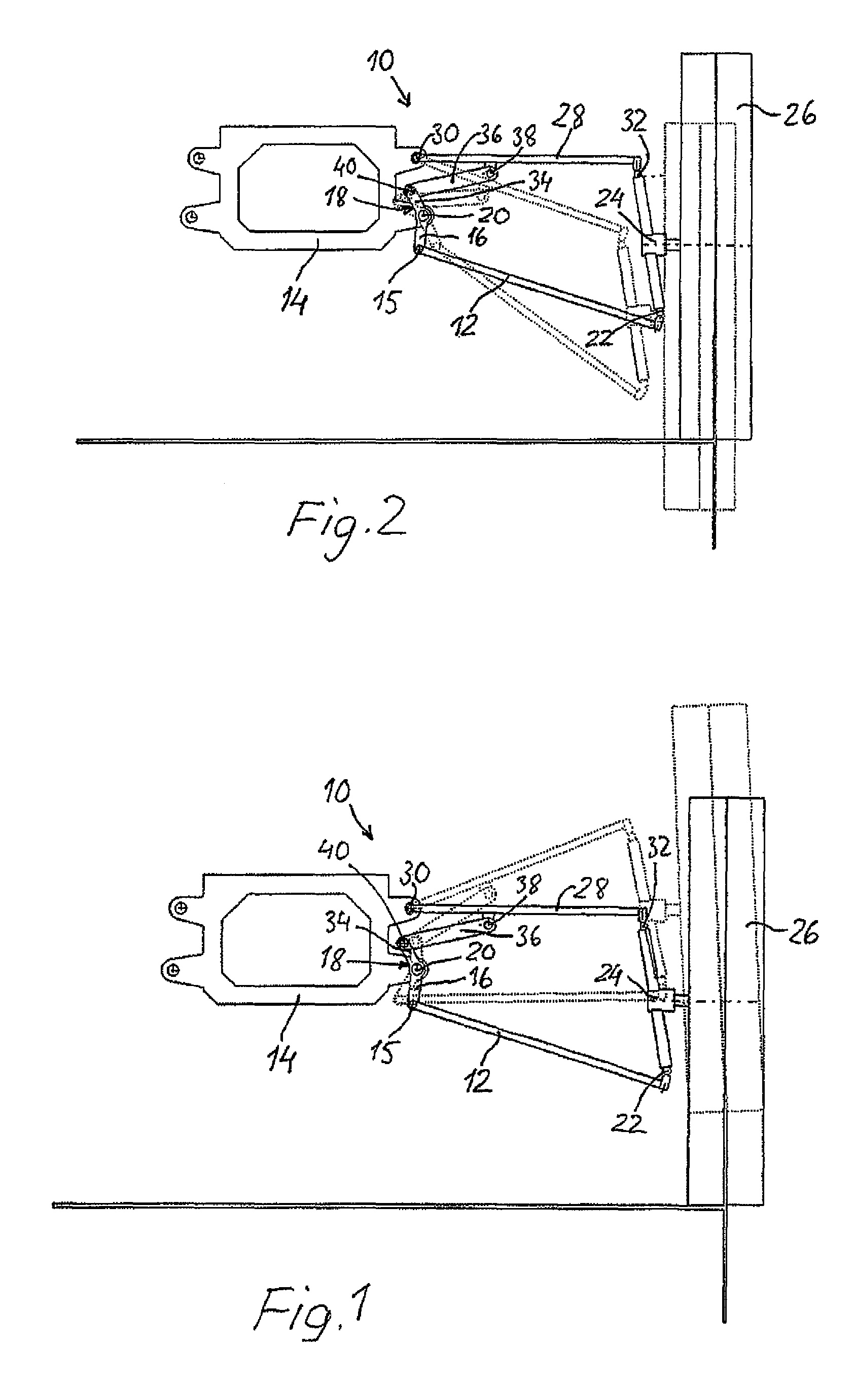 Wheel suspension for wheeled vehicles