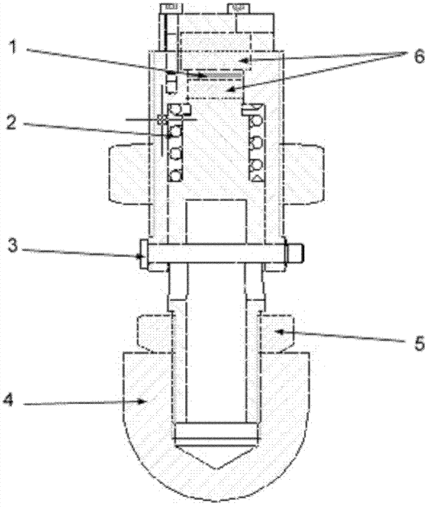 Dual-threshold detecting system and method for ground contact force of polypod robot