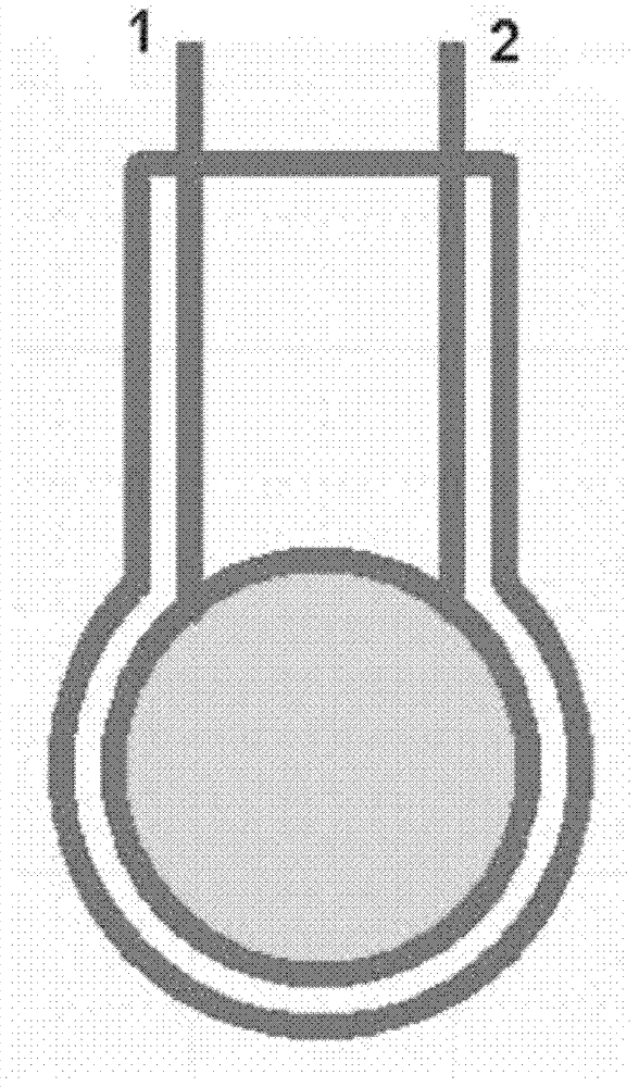 Dual-threshold detecting system and method for ground contact force of polypod robot