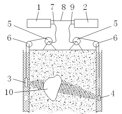 Method and apparatus for detecting Karst cave by resonance wave imaging