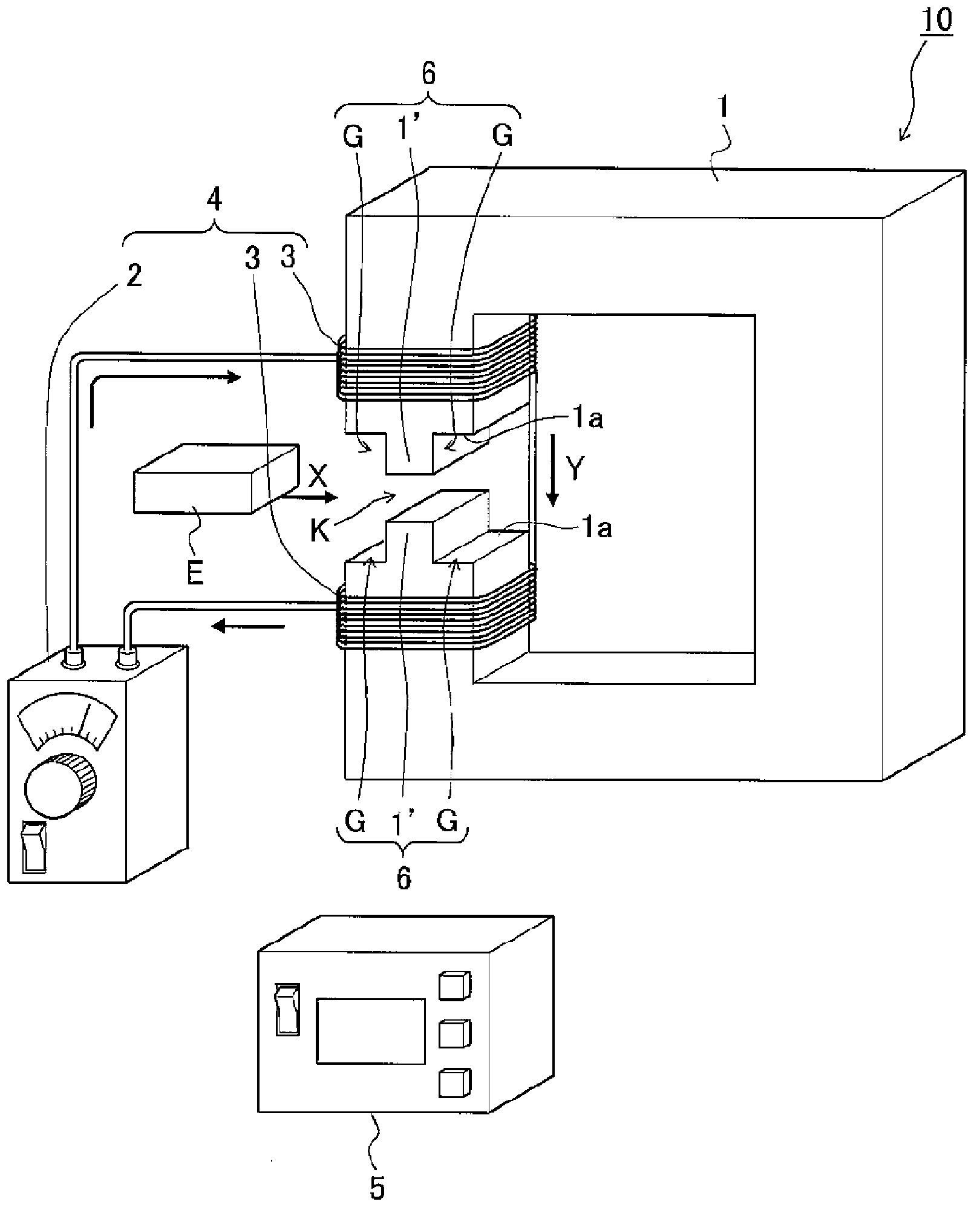 Coercivity performance determination device for coercivity distribution magnet