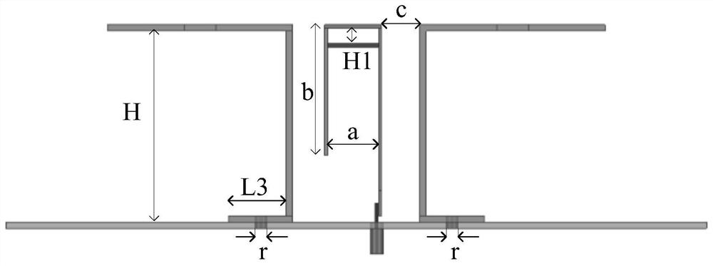 Broadband magnetoelectric dipole filtering antenna