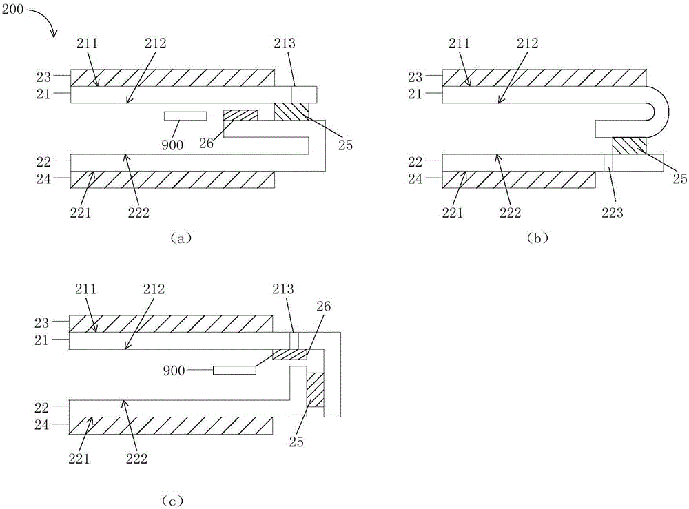 Double-face display apparatus
