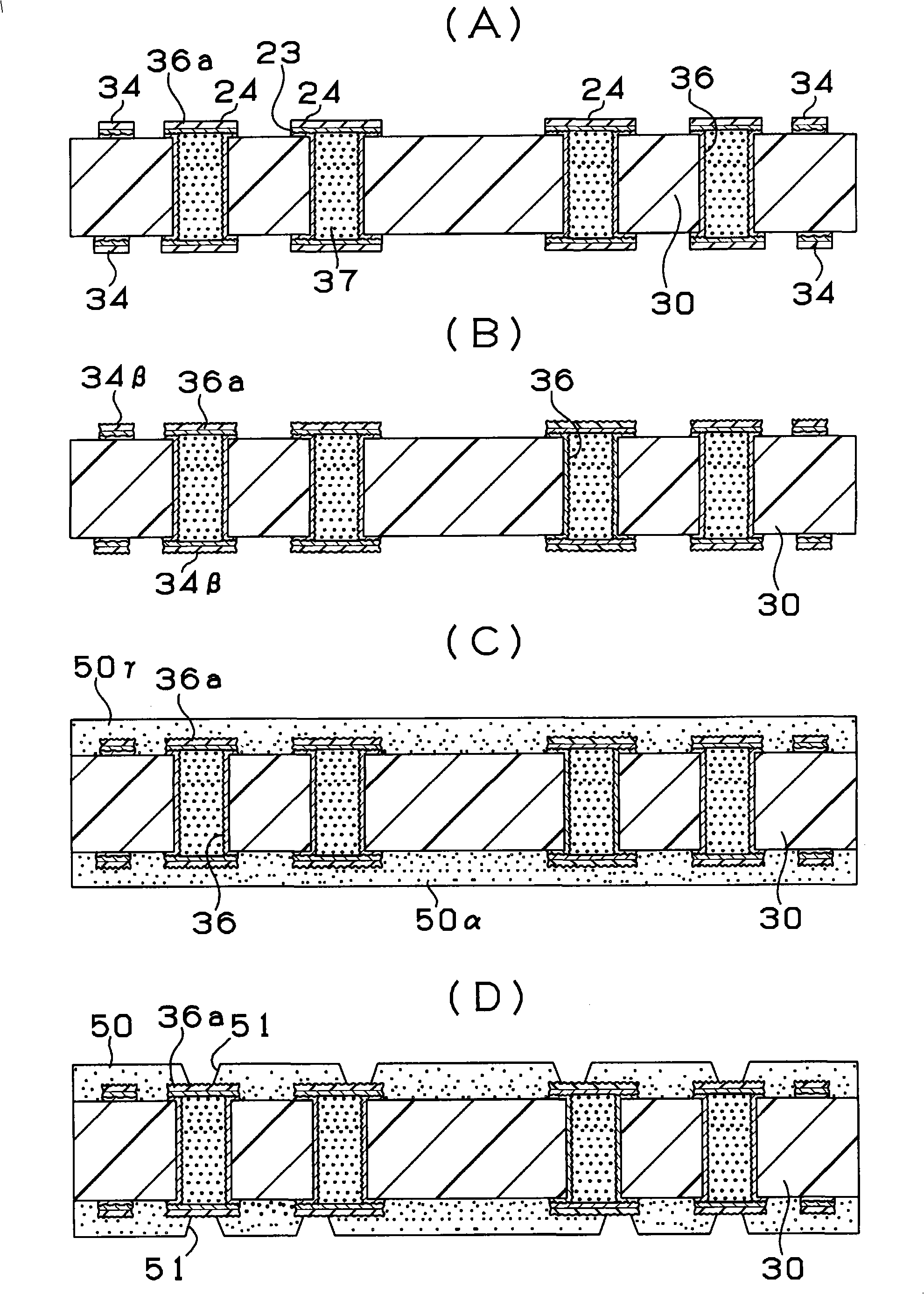 Method of manufacturing printed wiring board