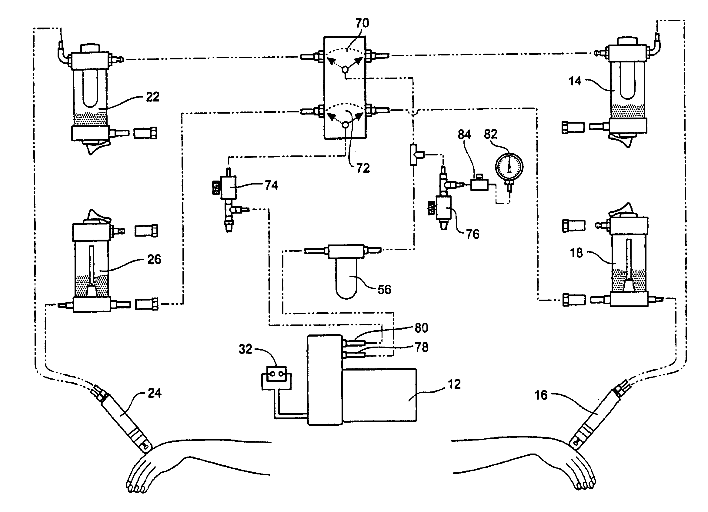 Apparatus for variable micro abrasion of human tissue and/or hides using different size and types of abrasive particles