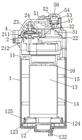 Diaphragm pump with pressure regulating and one-way reverse osmosis functions