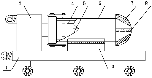 A stable heat dissipation device for the power system of a shield machine