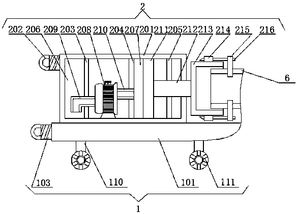 A stable heat dissipation device for the power system of a shield machine