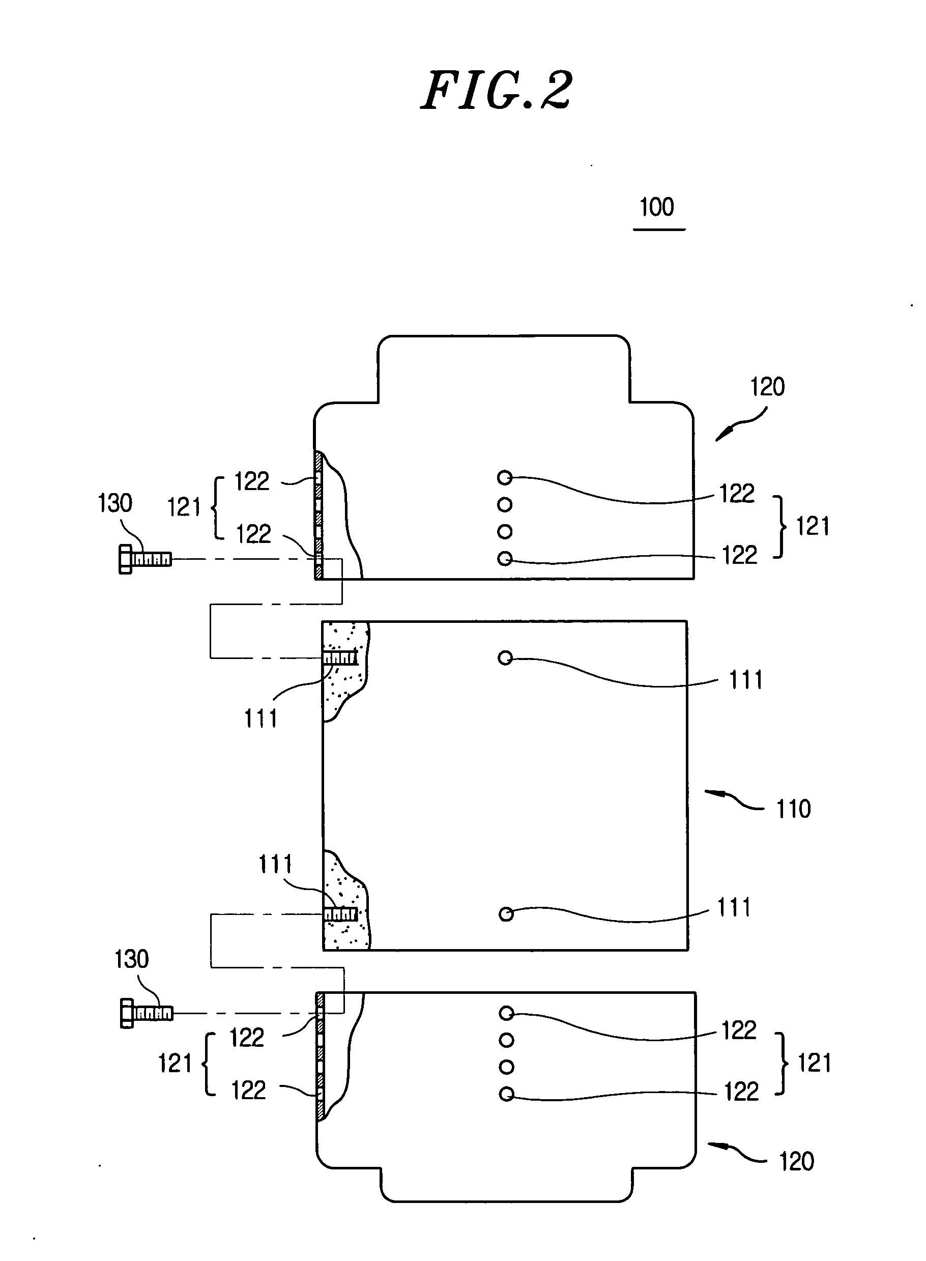 Motor having stator made of soft magnetic powder material