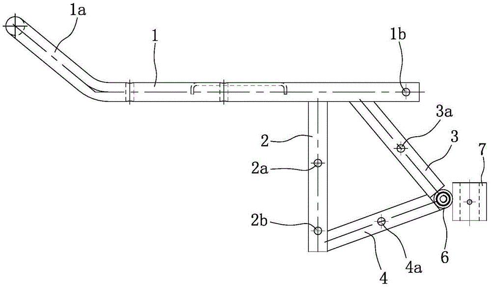 A Tiller Engine and Handle Seat Mounting Structure