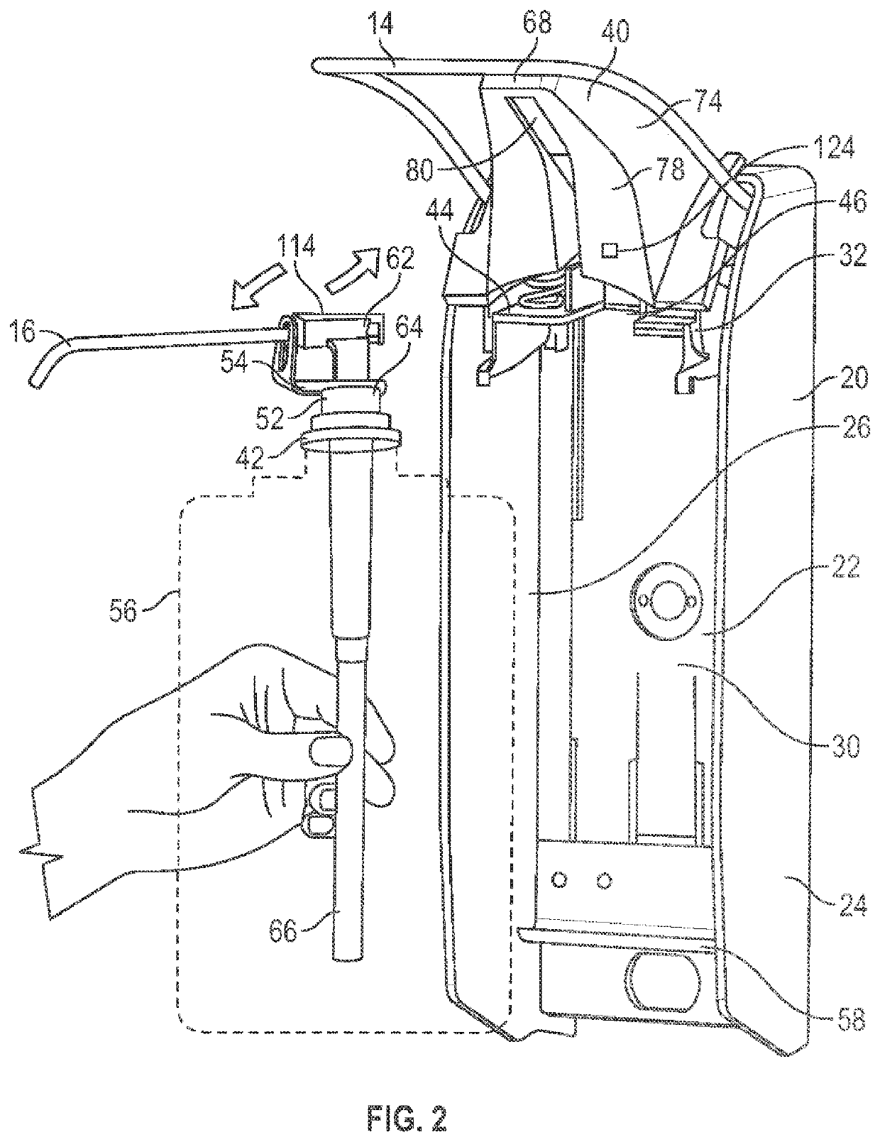 Fluid dispenser with wake up sensor