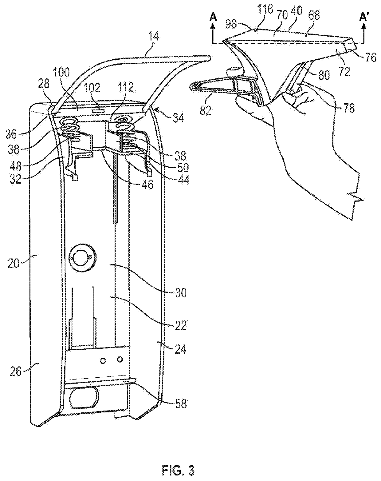 Fluid dispenser with wake up sensor