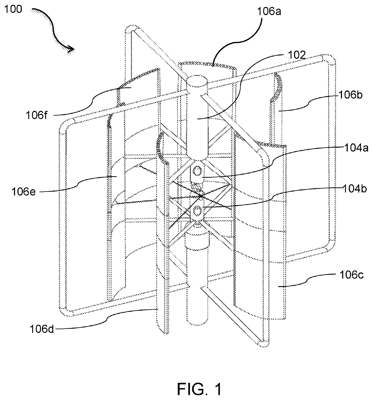 Air concentration tower for vertical wind turbine