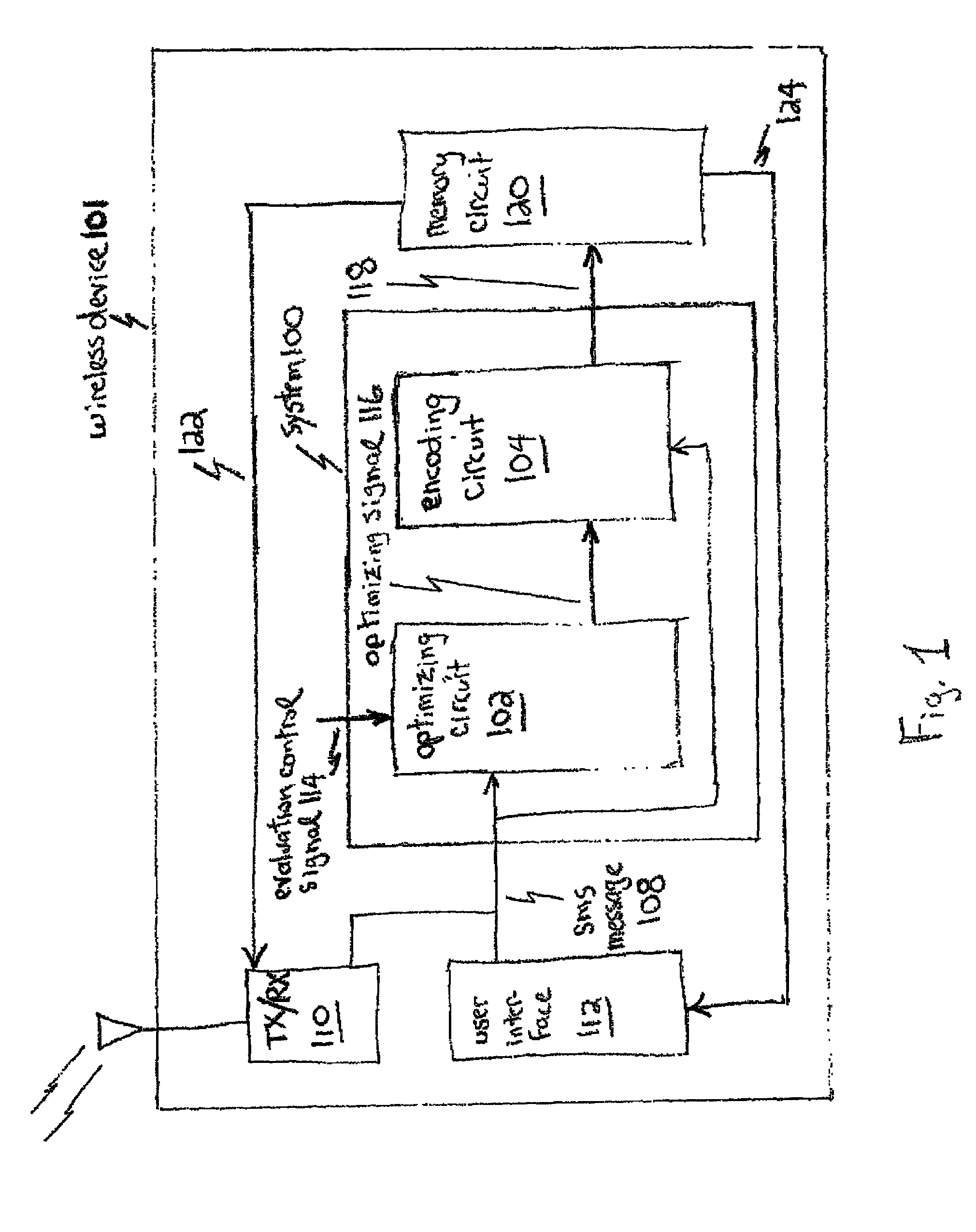 System and method for optimal short message service (SMS) encoding in a wireless communications device