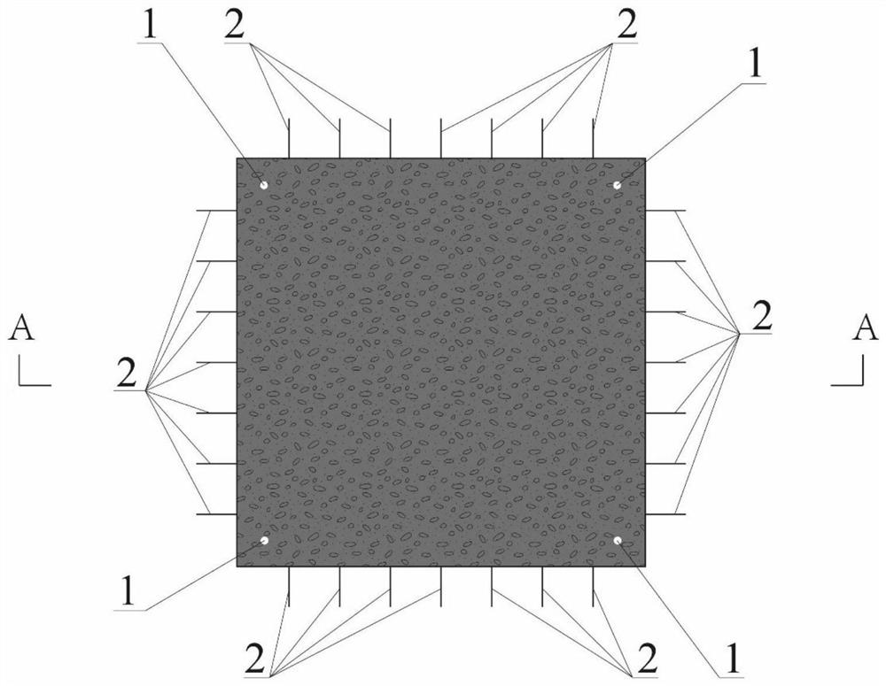 Modular built-in PTRMD precast concrete block and fan vibration control method