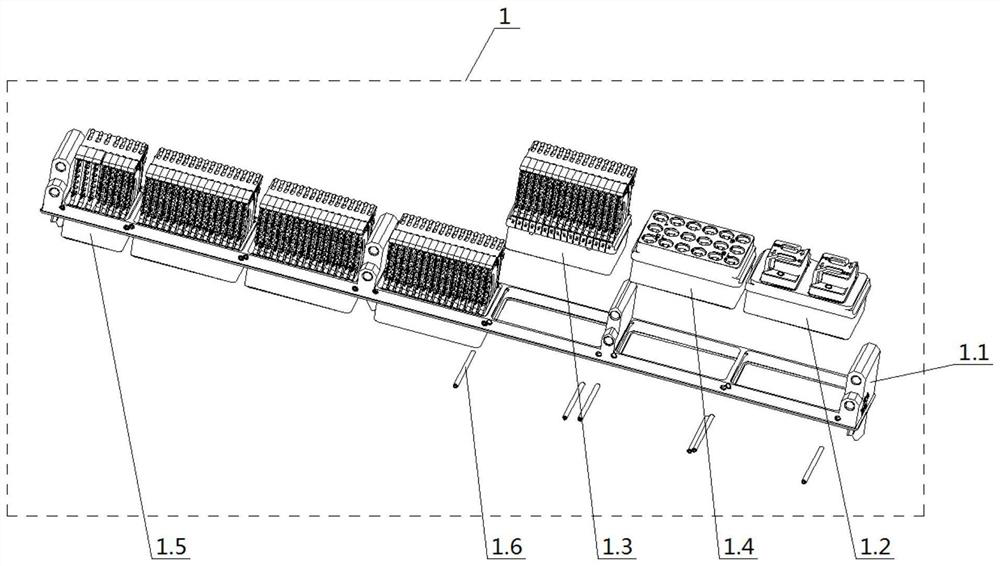 A kind of lrm photoelectric radio frequency integrated connector compatible with VPX standard