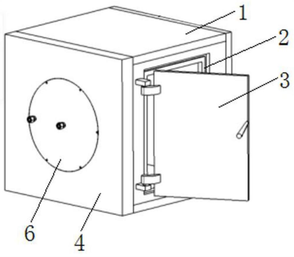 A vacuum chamber for thermal modal tests