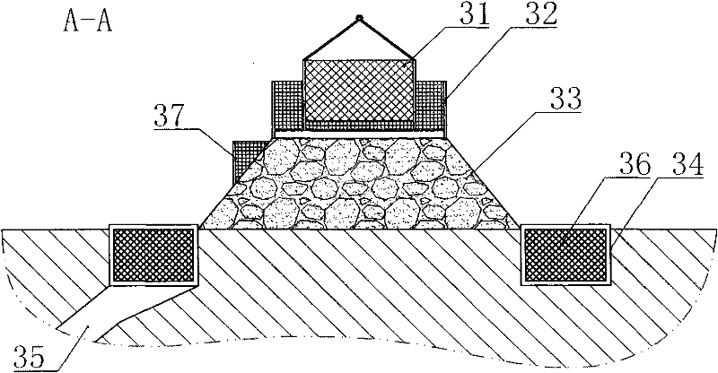 Method for treating desert by using municipal domestic sewage