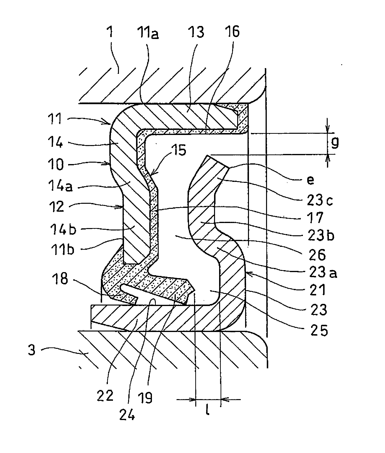 Sealed rolling bearing