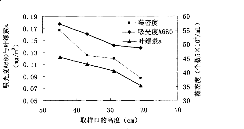 Method and device for simulating water bloom floatation of blue algae