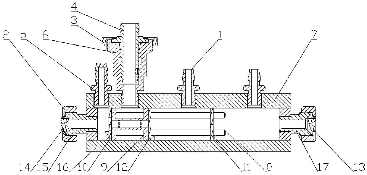 EPFU optical fiber unit resin filling device and filling method