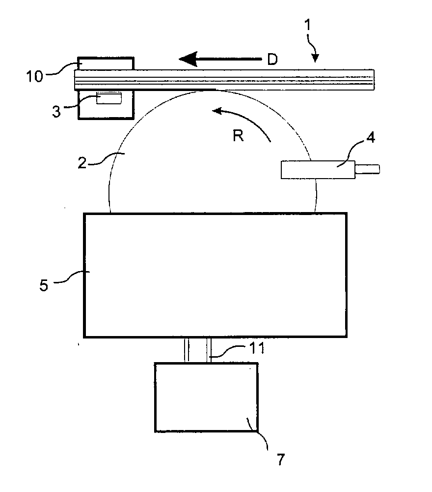 Appliance And Method For Surface Treatment Of A Board Shaped Material And Floorboard