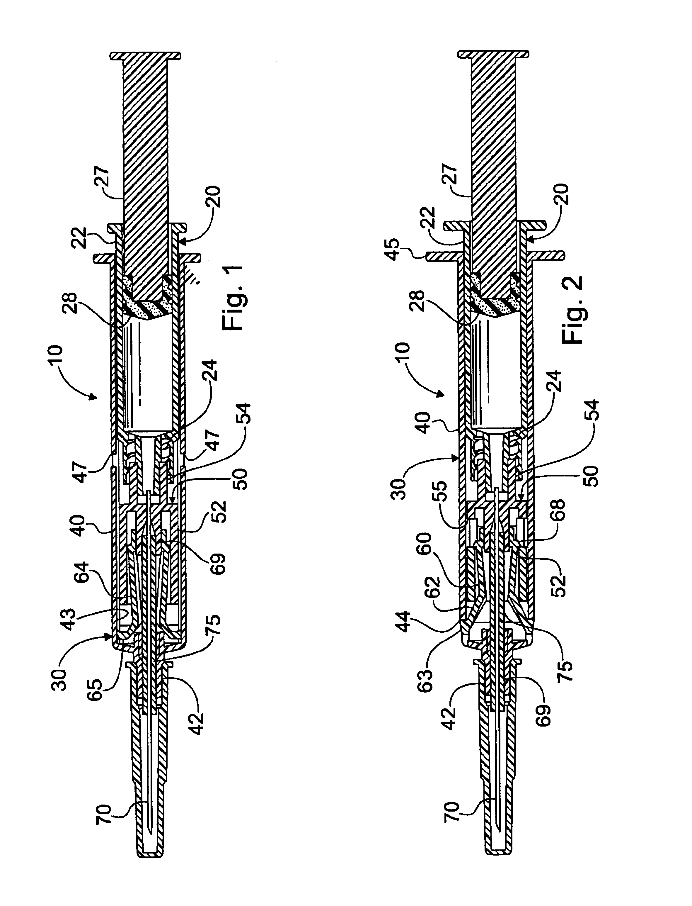Combination safety needle assembly and medical apparatus