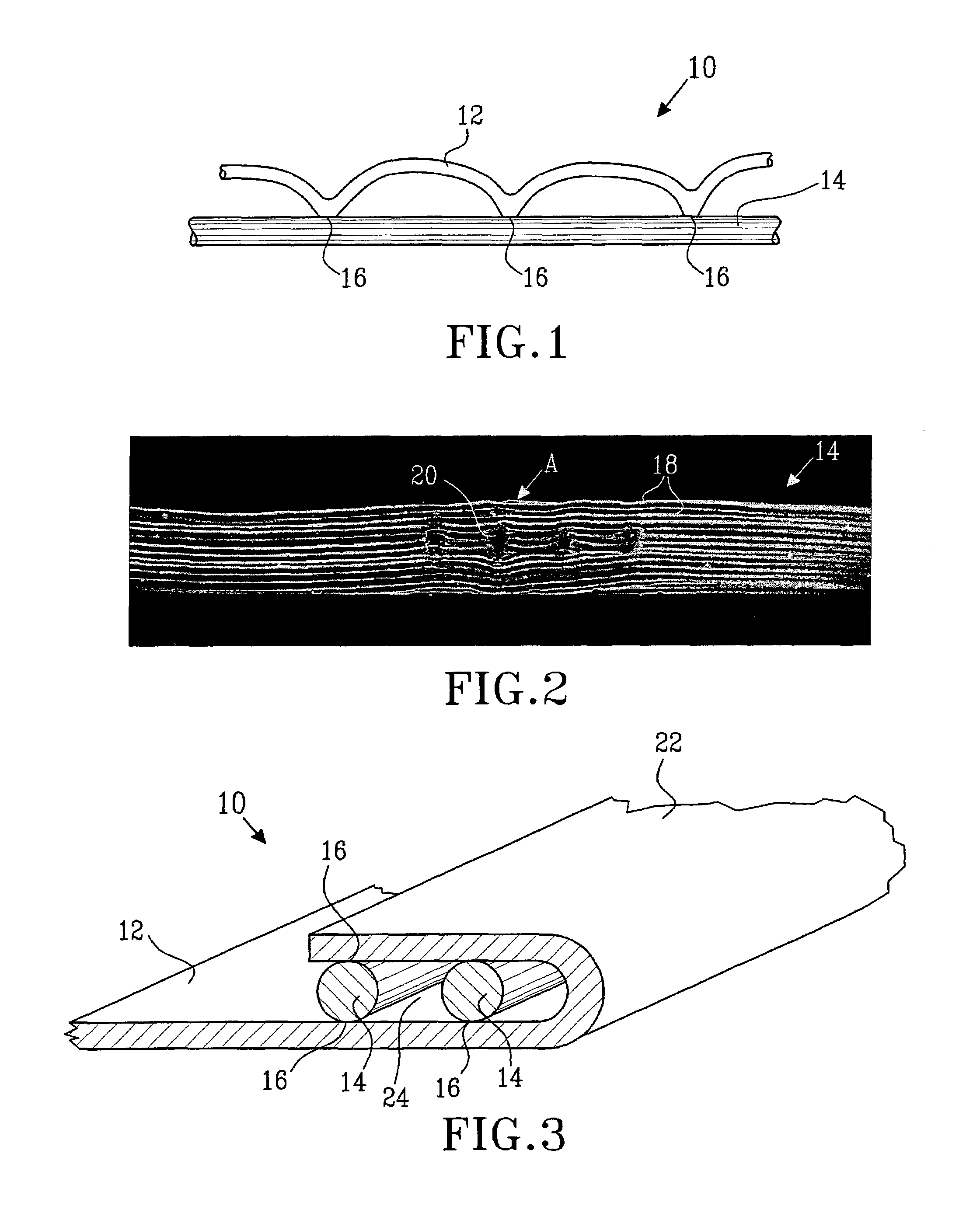 Elasticized web and a method and apparatus for its manufacture