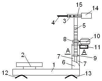 An automatic adjustment device for rotating and pulling affected limbs for treating frozen shoulder