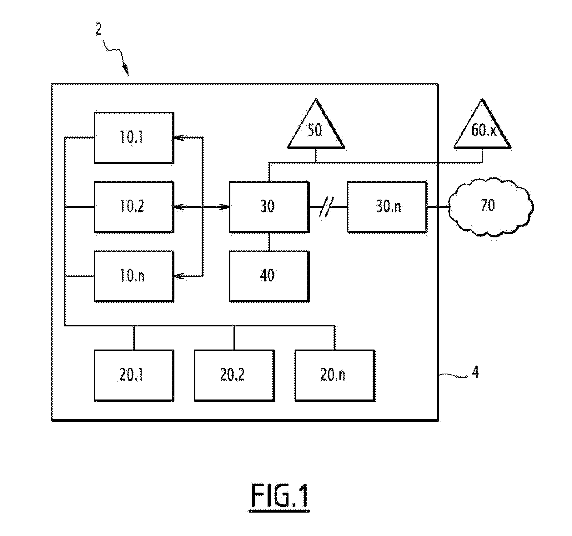 Method of exchanging data descriptive of technical installations