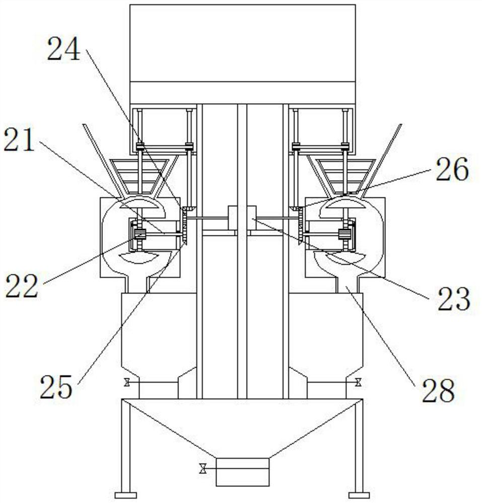 Automatic batching system and device of PVC floor raw materials