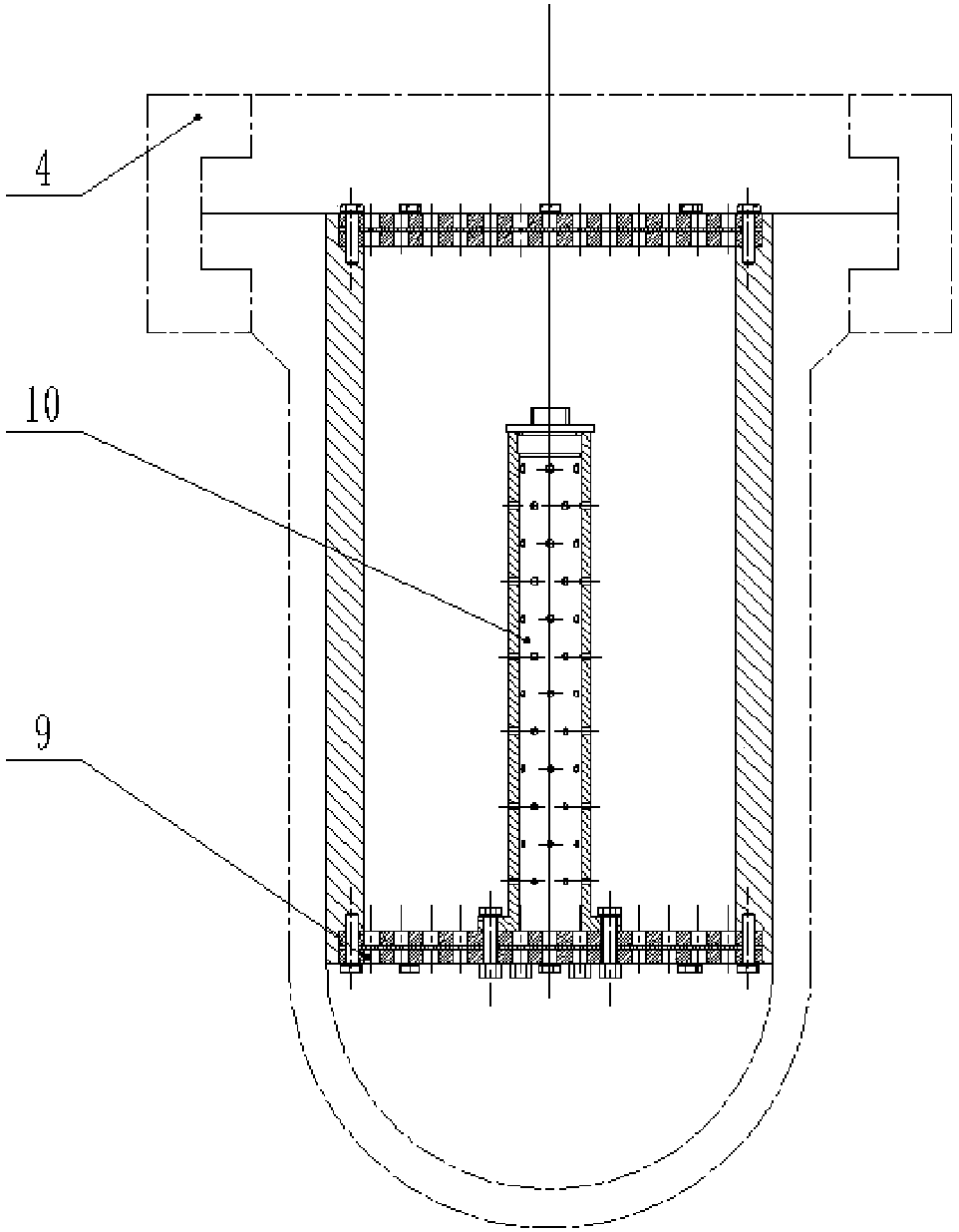 Method for extracting nonpolar substances from oil-based drilling cuttings and extraction device