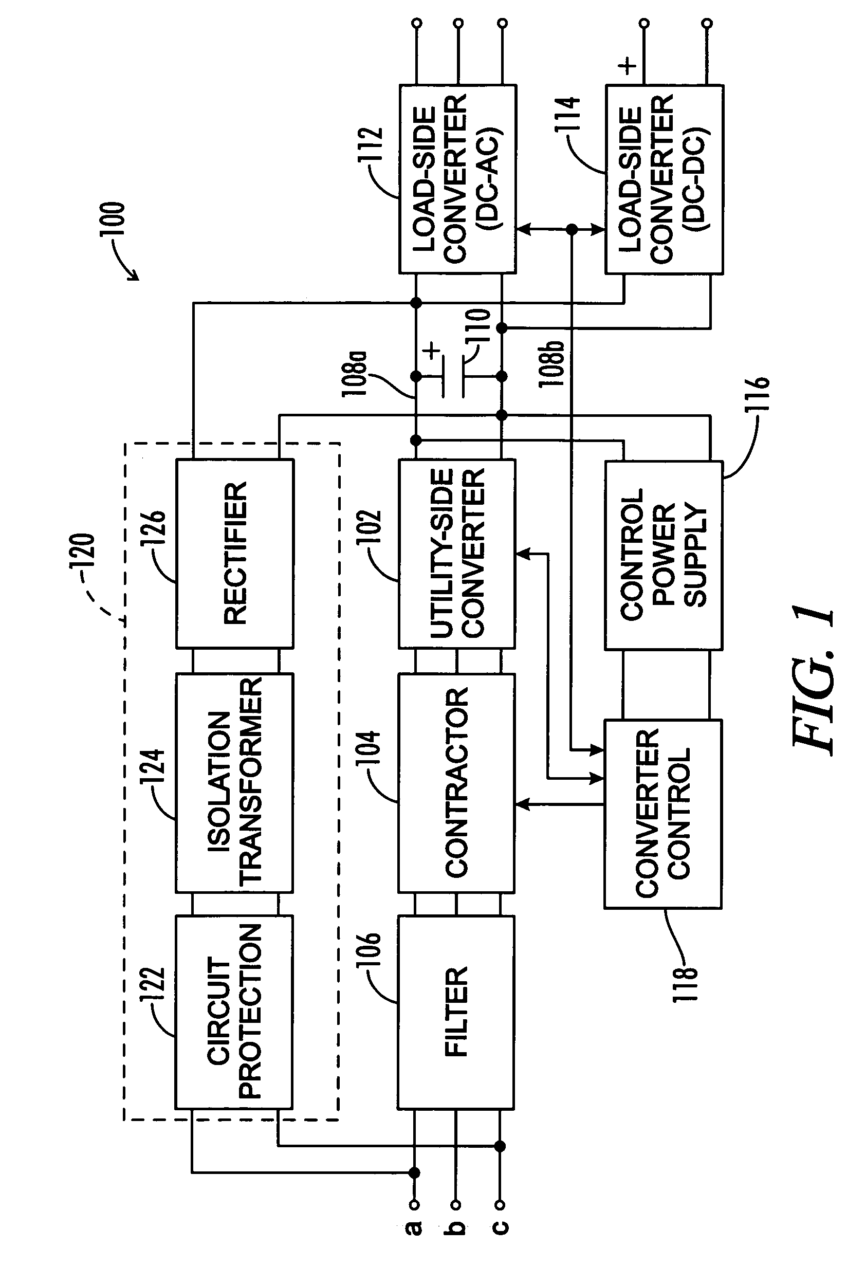 System and method for pre-charging the DC bus of a utility connected power converter