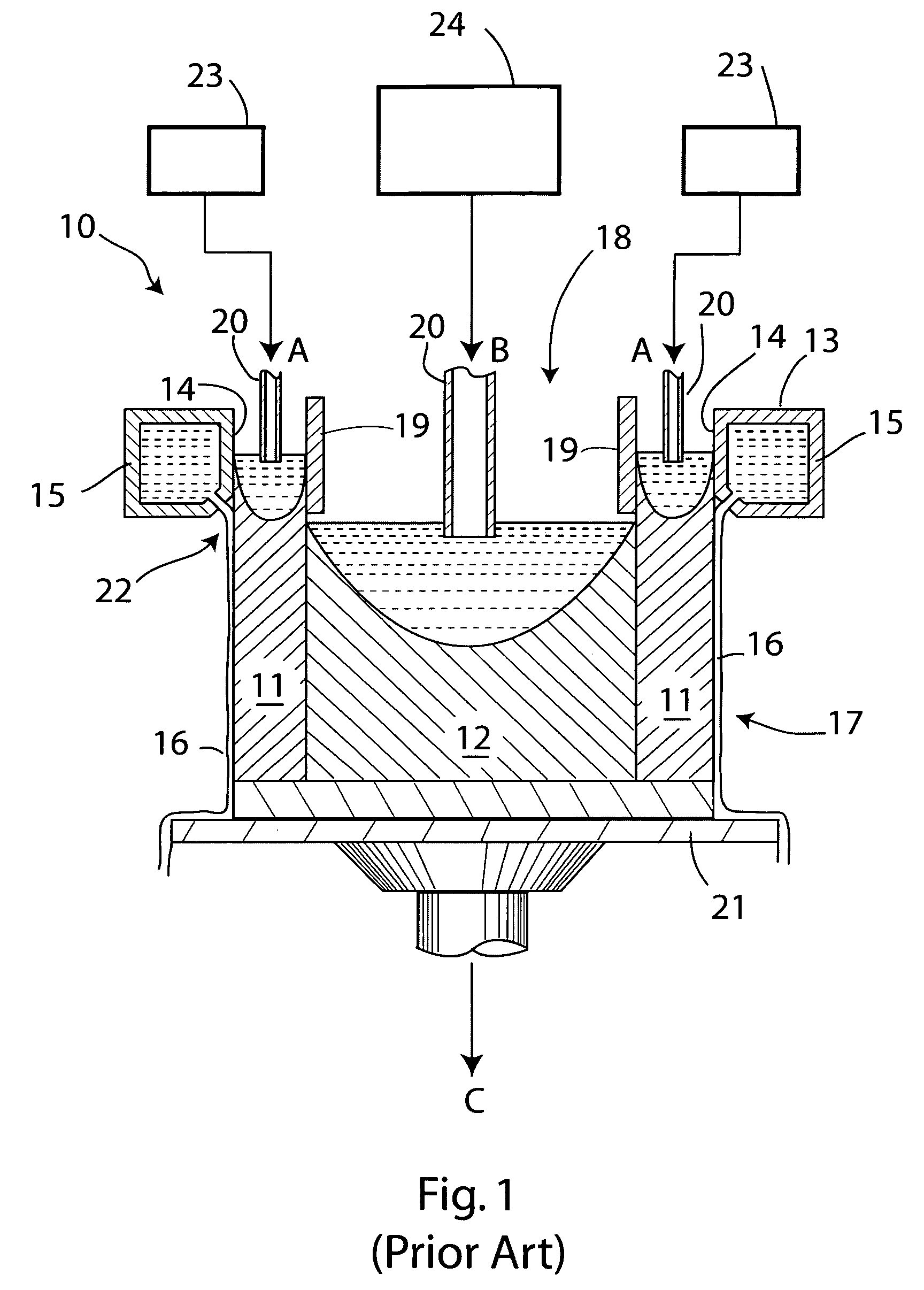 Oxide restraint during co-casting of metals