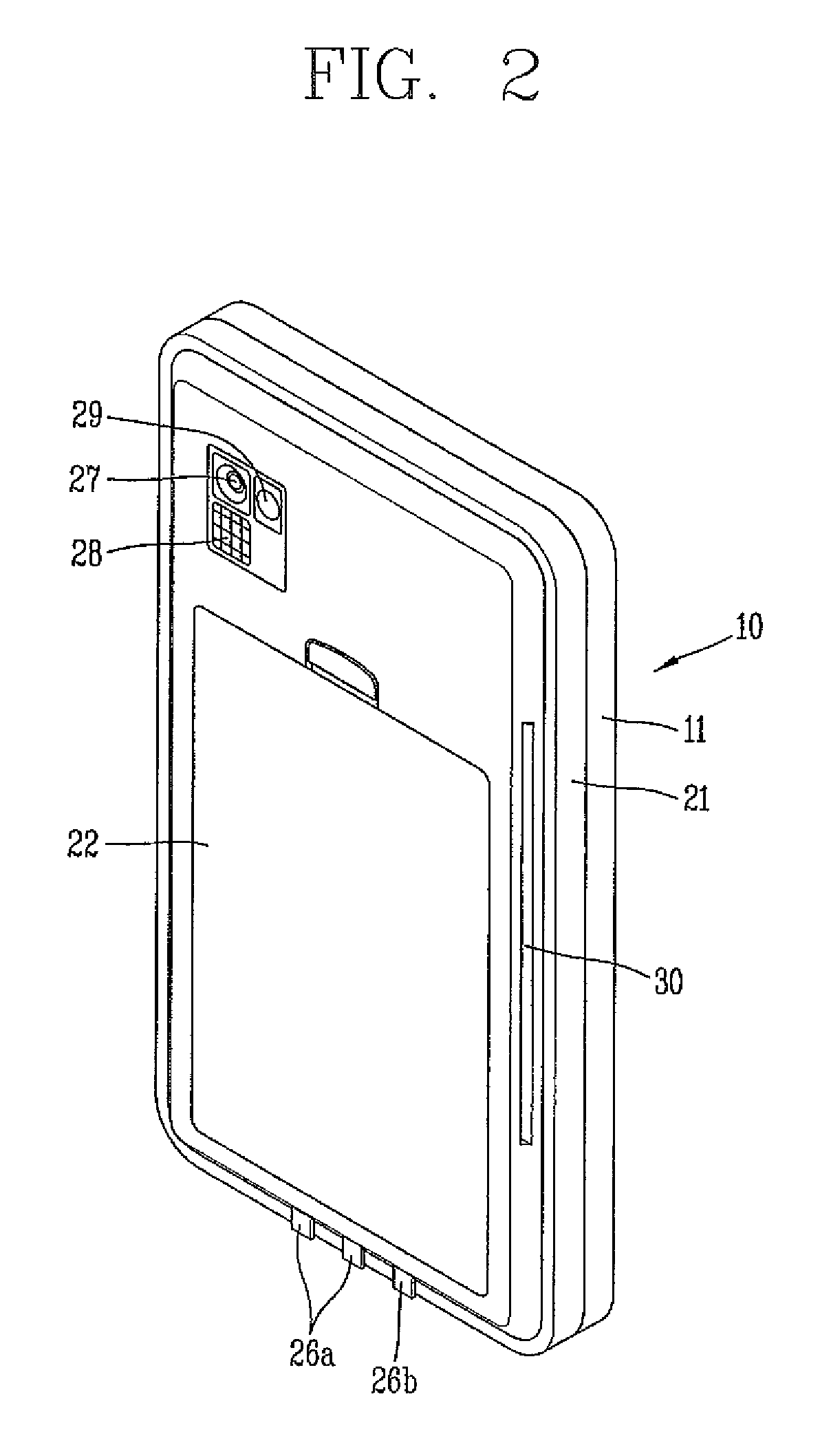 Casing and portable terminal having the same