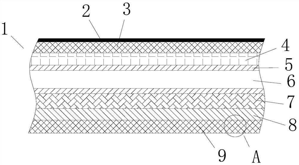 Grey fabric with good air permeability and moisture absorption, and manufacturing method thereof