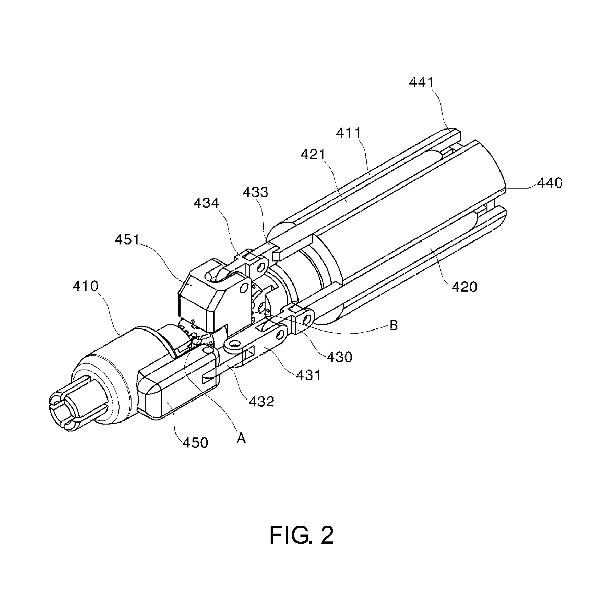 Device for fixing joint structure