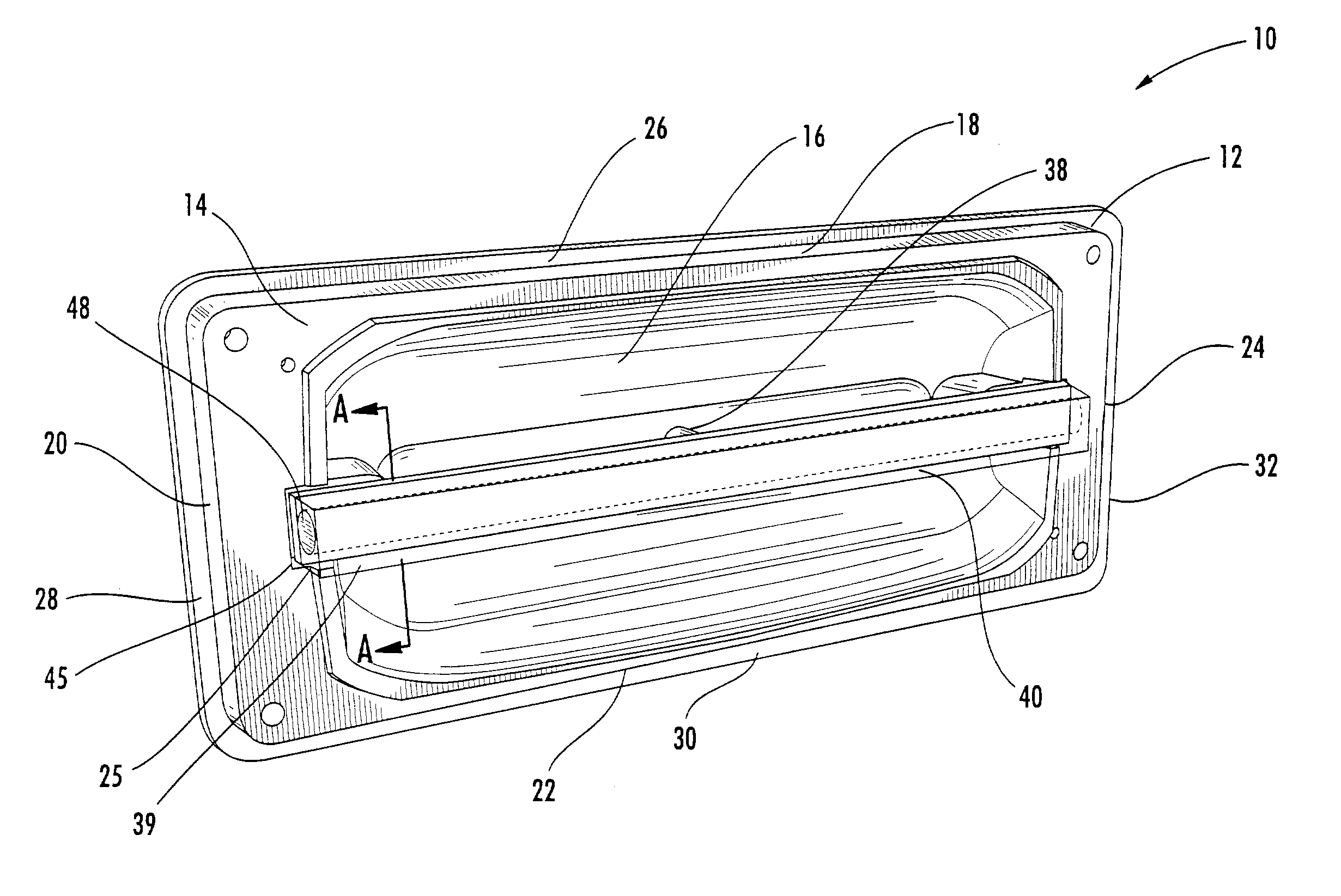 Light-emitting diode reflector assembly having a heat pipe