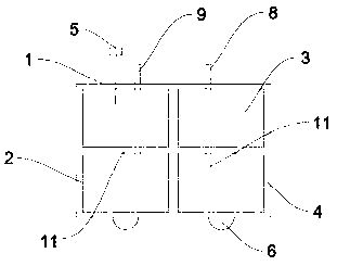 Application of heat phase change heat storage material in movable multifunctional heat storage device