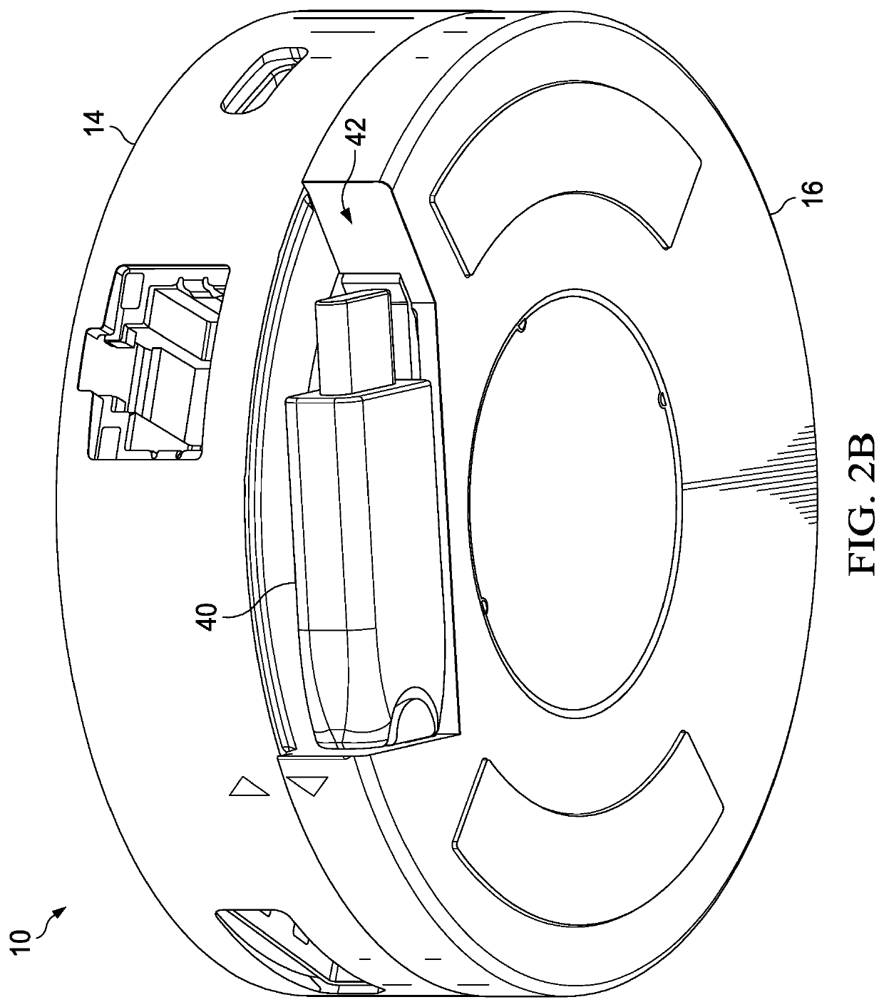 Low profile circular dongle