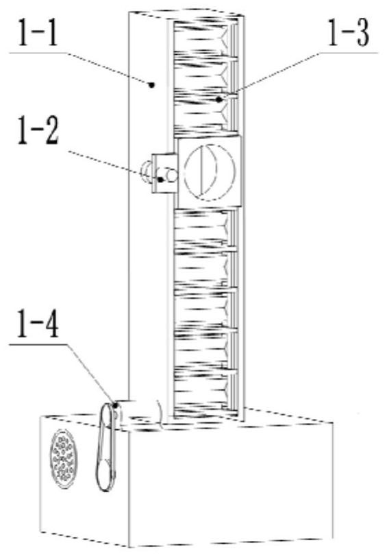 A long strip chicken trough cleaning and collecting device