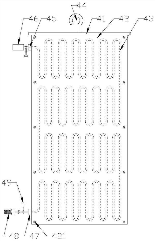 A water circulation indoor heater