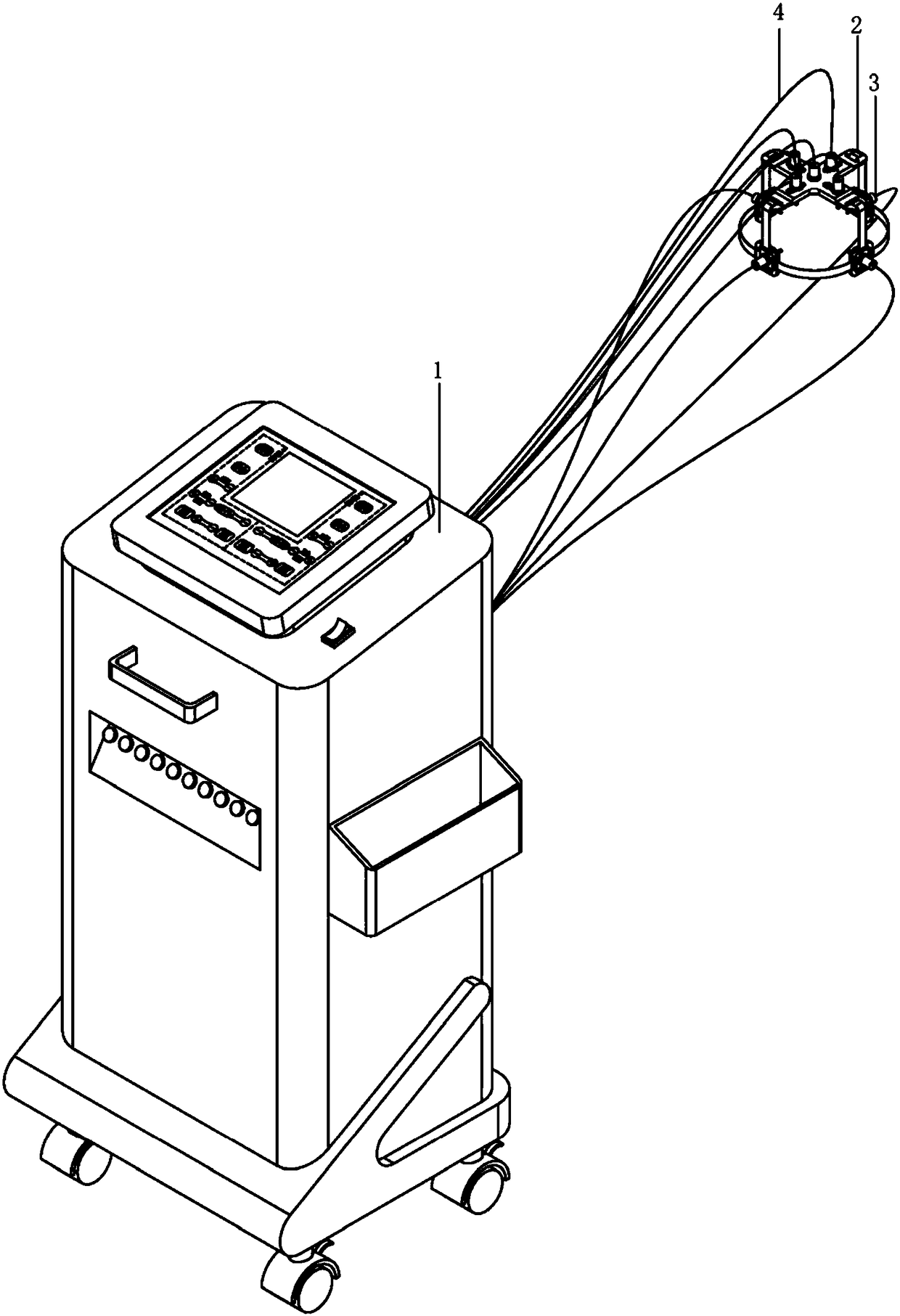 Traditional Chinese medicine meridian-collateral nerve depression treatment system