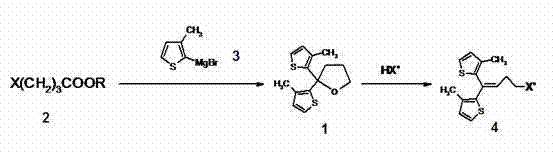 Method for synthesizing tiagabine hydrochloride and method for preparing anhydrous tiagabine hydrochloride