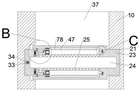 Rust removal device special for vertical lifting type water conservancy gate