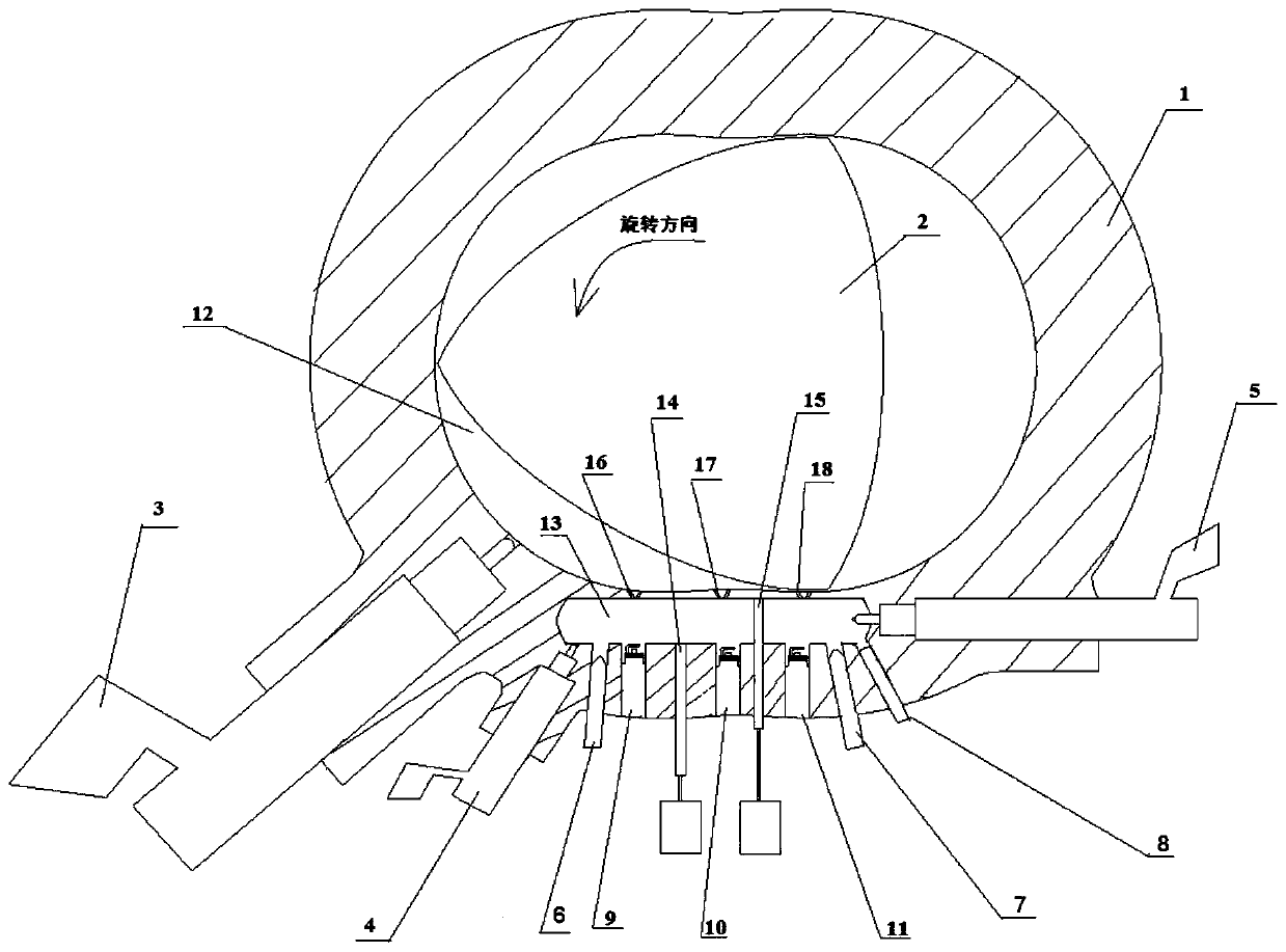 Injection and ignition system of direct injection rotary engine with variable ignition position