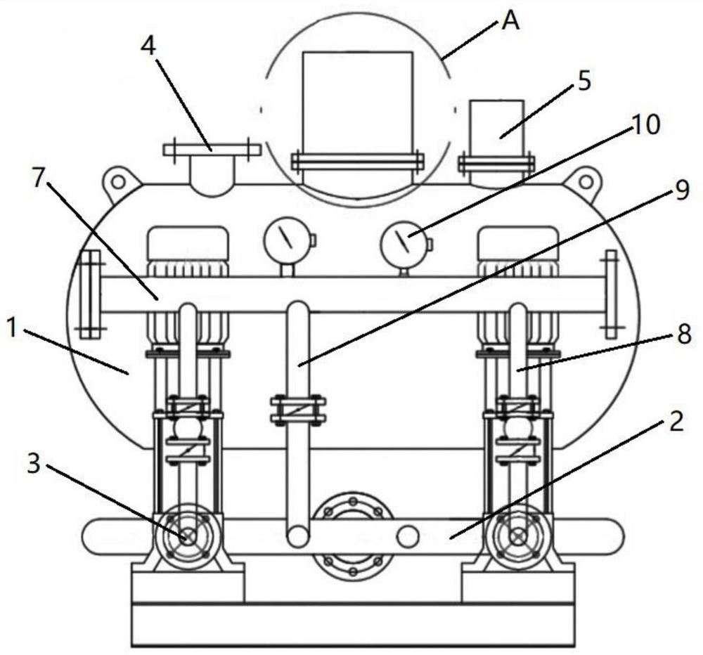 Non-negative pressure water supply equipment